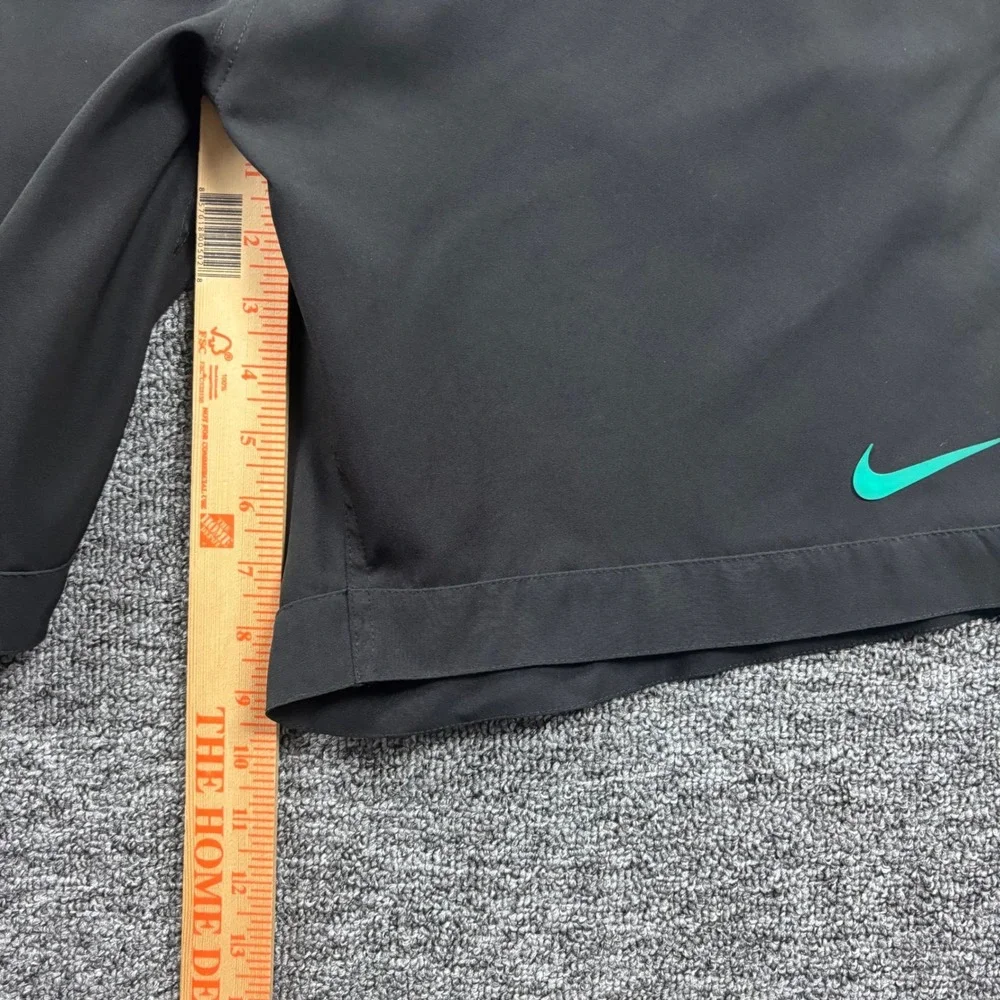 Y2K 2000s Nike Neon Board Shorts Black/Green Men's Size XXL